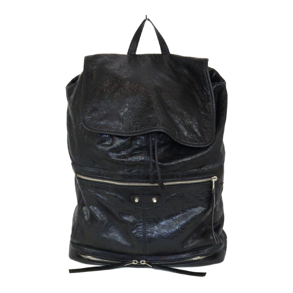 Balenciaga Backpack Leather Black - Picture 2 of 7